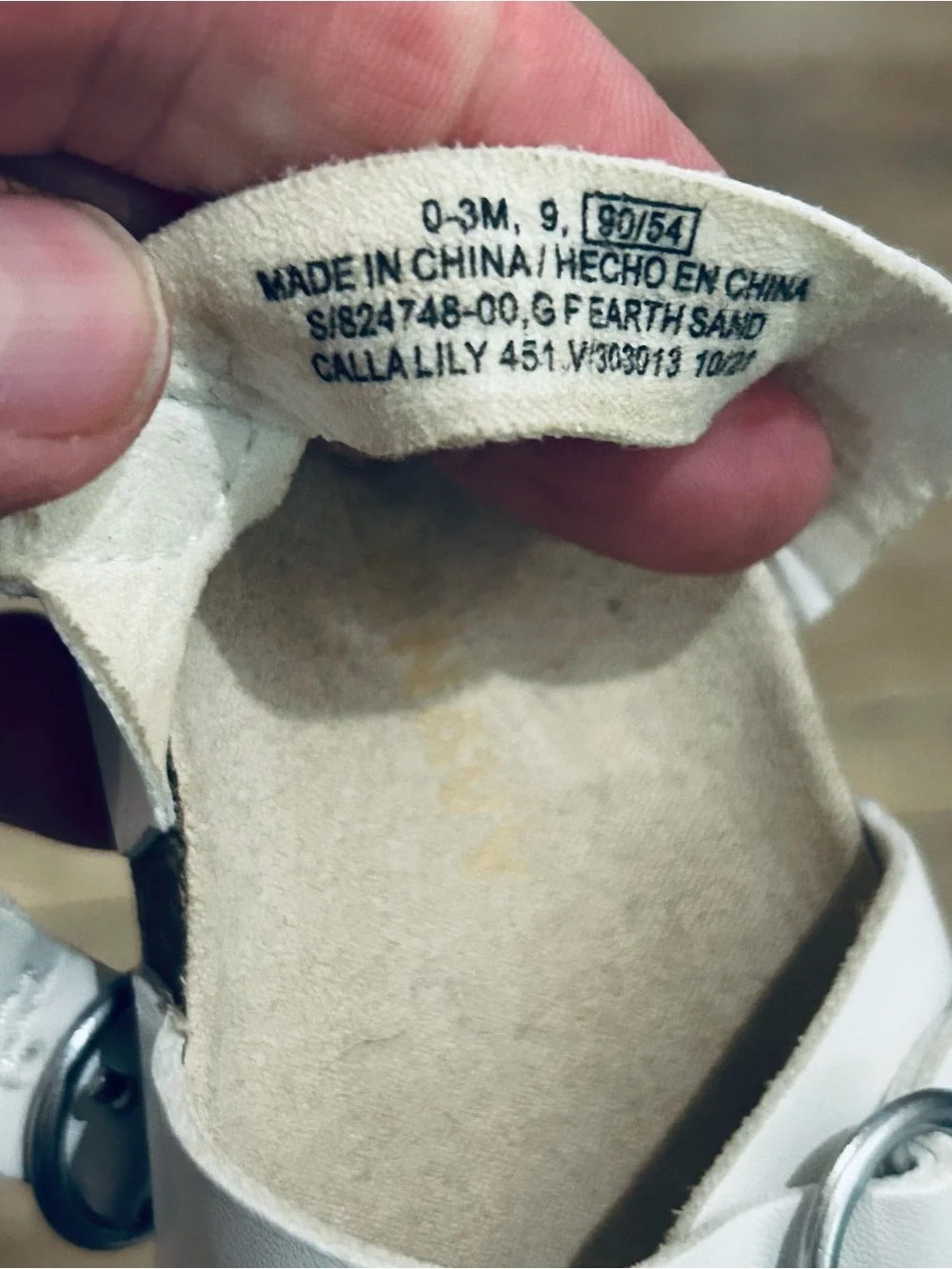 Two Pair Old Navy Double Strapped Sandals For Baby 0-3mo Gray And White